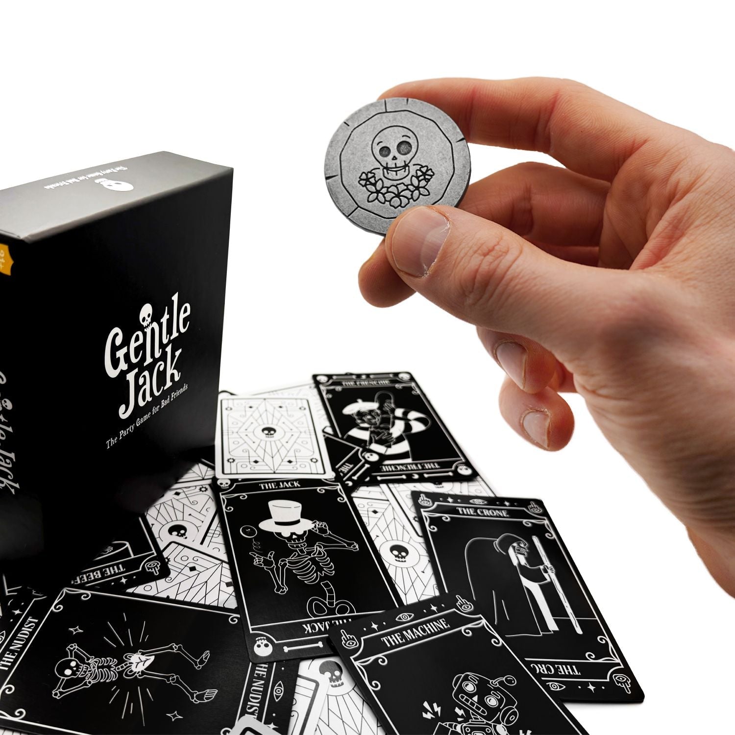 Gentle Jack card game for 3 to 10 players