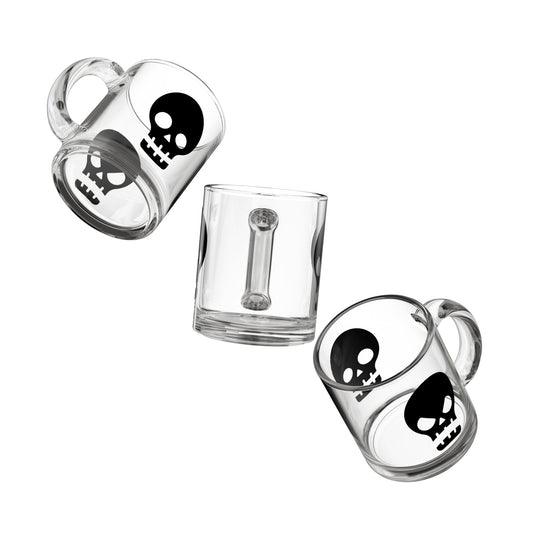 Gentle Jack Coffee Mug - Black Skull - A Little Bit Human